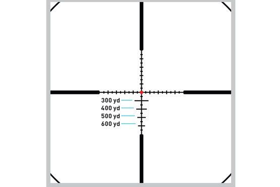 Hold overs in the ACSS Nova illuminated reticle